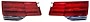 GO-PARTS - Pair/Set - for 2008-2010 Honda Odyssey Rear Tail Lights Lamps Assembly/Lens/Cover - Left & Right (Driver & Passenger) Side Inner Replacement HO2803102 HO2802102 34150-SHJ-A51