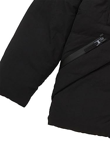 TOM TAILOR Jungen 1038482 Winter Parka mit Abnehmbarer Kapuze, 29999-Black, 104/110