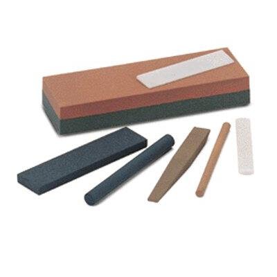Round Edge Slip Sharpening Stones - fs34 4-1/2x1-3/4x3/8x1/8 india round