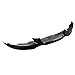 IKON MOTORSPORTS, Front Bumper Lip Compatible with 2007-2010 BMW E92 E93 3-Series Coupe Convertible, M-Tech Style Unpainted PP Air Dam Chin Protector Spoiler Splitter, 2008 2009
