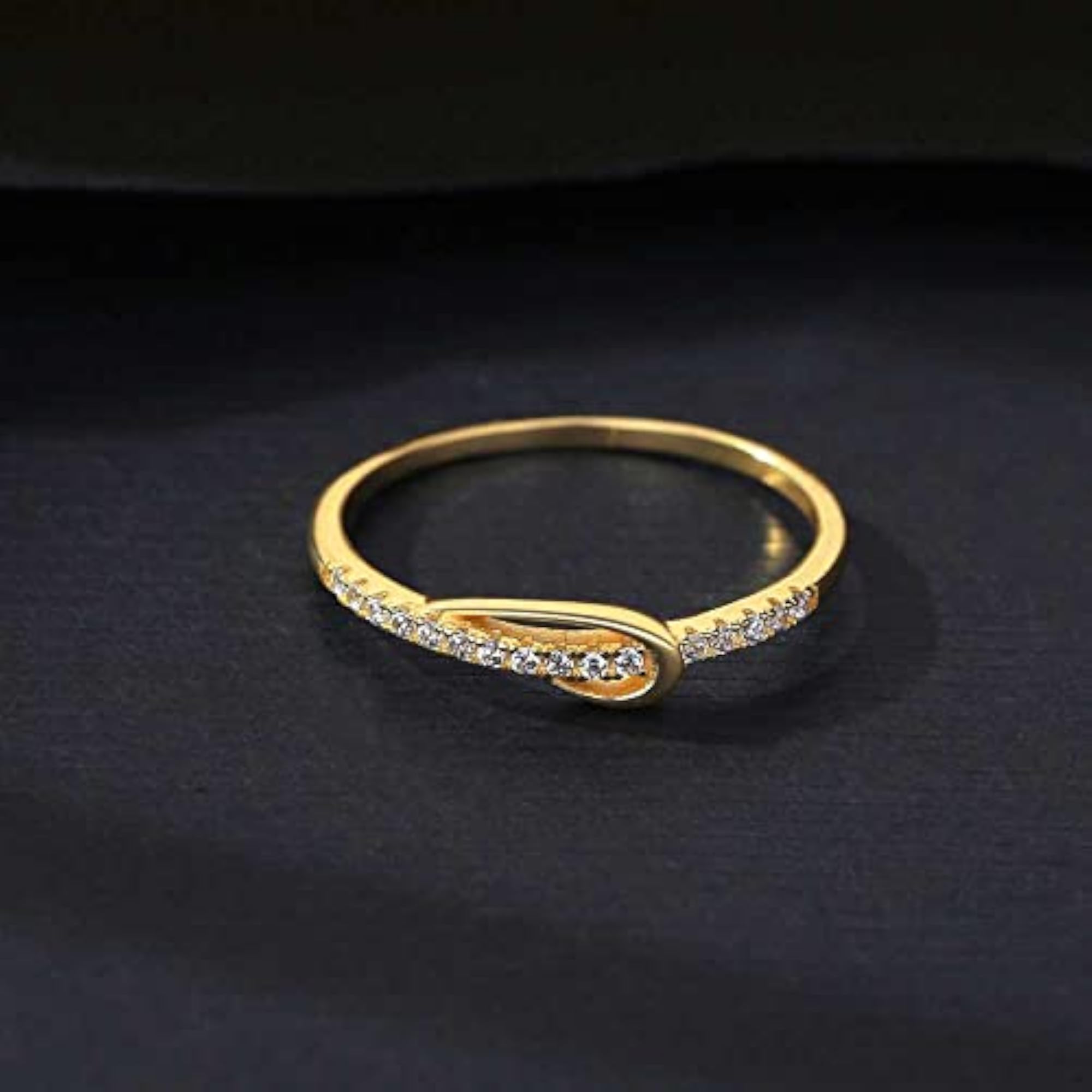 Women's Sterling Silver Eternity Ring with Cubic Zirconia