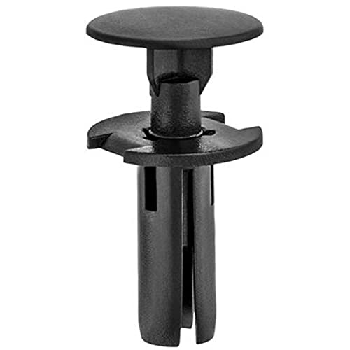 Retenue de poussoir noire fixation carrosserie trou 7mm tête 15mm BoltmanShop