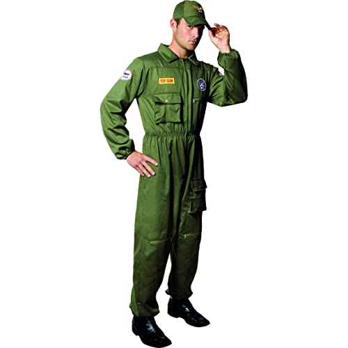 Costume de pilote de l’armée de l’air adulte déguisement confortable sans couture fragile