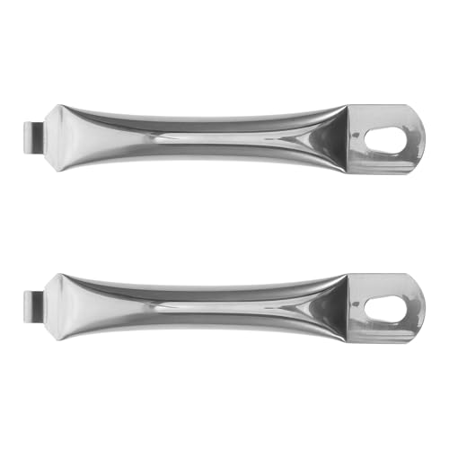 Gadpiparty 2pcs Thermal Plate Handle Induction Cooker Circuit Board Handle Heat Induction Tool Stainless Steel Hot Plate Gripper Silver