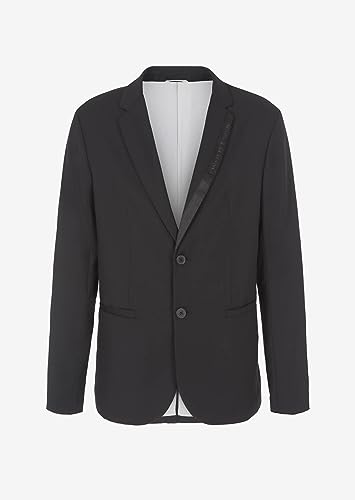 Armani Exchange Men's Blazer with Satin Tape Detailing3