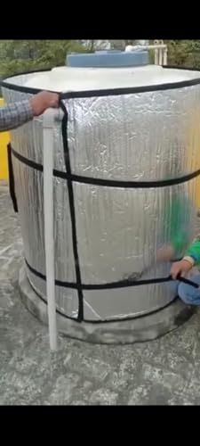 Image of Protect Water Tank Insulation Cover /Thermal Tank Cover /Jacket for Hot and Cold Wheather Water Tank (1000Litre) (Car Sunshade - Free)