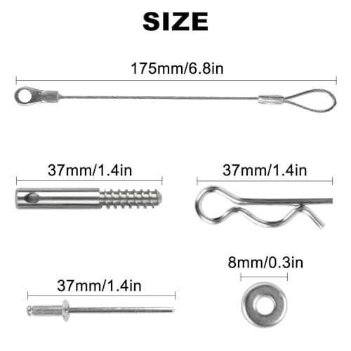 Image of Clutch Cover Pin Kit for X3, PSLER Quick Release Belt Cover Tool Clutch Cover Gasket Kit Compatible with Maverick X3 2017 2018 2019 2020 2021 2022 2023 2024 2025 Replace#715005045