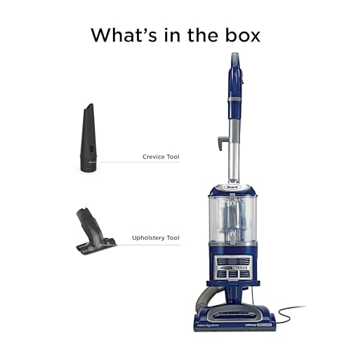 Shark NV360 Navigator Lift-Away Deluxe Upright Vacuum with Large Dust Cup Capacity, HEPA Filter, Swivel Steering, Upholstery Tool & Crevice Tool, Blue by Shark - Image 9