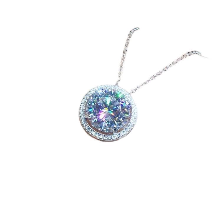 Pendentif en diamant moissanite 3ct le cadeau de mariage inoubliable pour elle