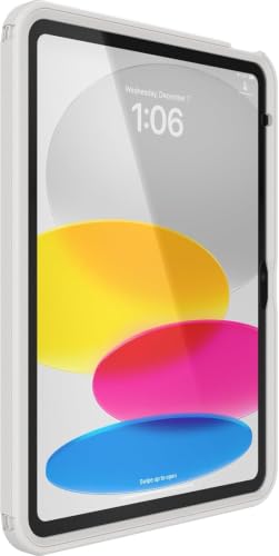 Image of OtterBox iPad (A16) & iPad 10th Gen (Only) Defender Series Case - Arctic Haze (Grey) - Multi-Layer Protection - Four Position Stand - Built-in Screen Protector - Port Covers - Apple Pencil Storage