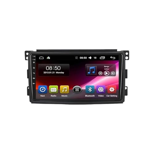 GPS pour camping Smart Fortwo 2006-2010 avec navigation hors ligne et grand écran tactile de 7 pouces