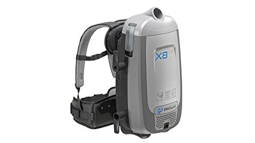 Prolux X8 Lite Backpack Canister Vacuum Cleaner, Adjustable Straps, Lightweight with HEPA Filter, Multi-Surface Cleaning Tools, Ideal for Residential Use