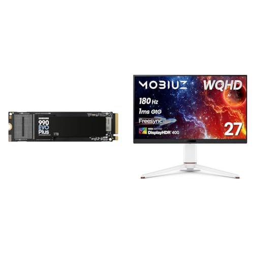 Samsung 990 EVO Plus 1TB PCIe Gen 4.0 ×4 NVMe M.2 (2280) TLC NAND ő 7,150MB/b  SSD MZ-V9S1T0B-IT/EC Kۏؕi+xL[Wp BenQ MO