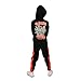 Bioworld Youth Boys Five Nights at Freddy's 3 pc Hoodie T-Shirt Jogger T-shirt combo-Small