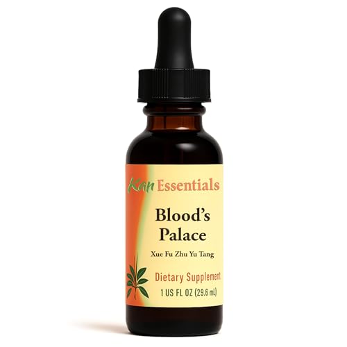 Kan Herb Company Blood’s Palace – Traditional Chinese Herbal Blend for Dogs & Cats to Support Circulation, Liver Qi, Emotional Balance, and Overall Wellness, Liquid Herbal Supplement for Pets, 1 fl oz