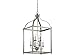 Kichler Larkin 47.75" 8 Light Pendant in Brushed Nickel