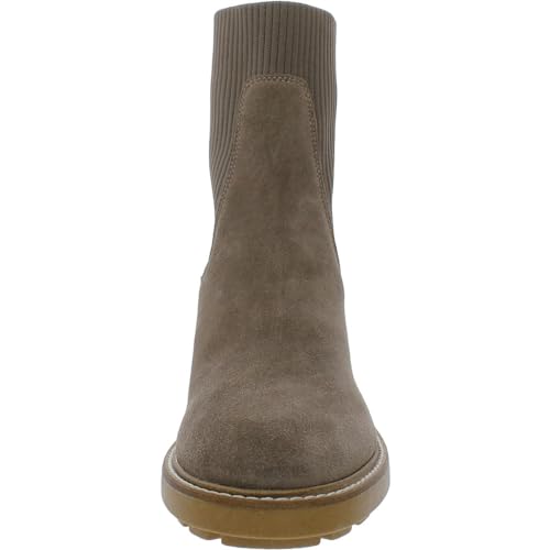 Steve Madden Women's Kiley Ankle Boot, Taupe Suede, 10