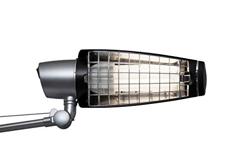 Maul Schreibtischleuchte MAULaurora, Neutralweiß 4200 Kelvin, Lampen Sockel E27, 1080 Lux, Silber/Schwarz, 8215595 – Bild 6
