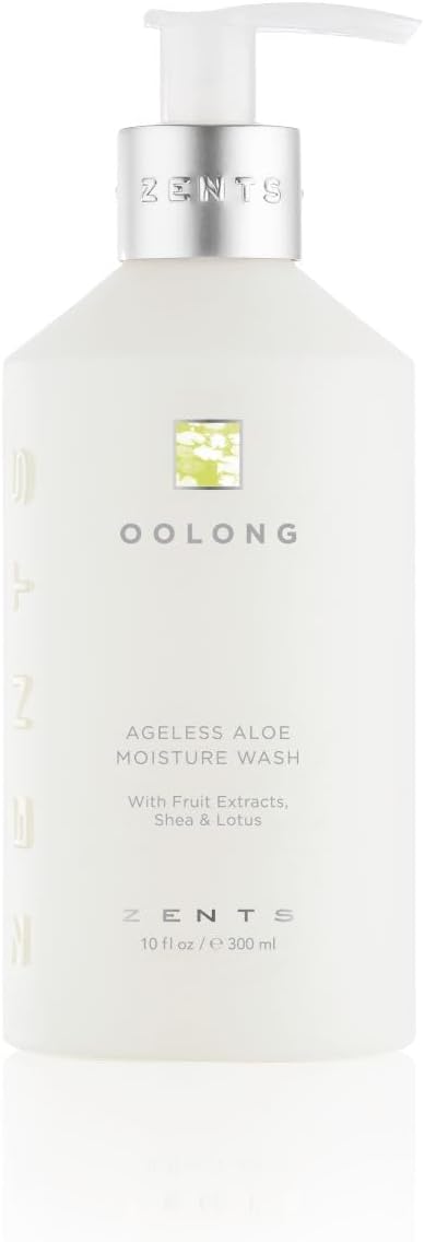 Zents Hand & Body Wash (Oolong Fragrance) | Hydrating Anti-Aging Cleanser with Organic Shea Butter & Aloe for Dry Skin | Gentle & Nourishing | 10 fl oz