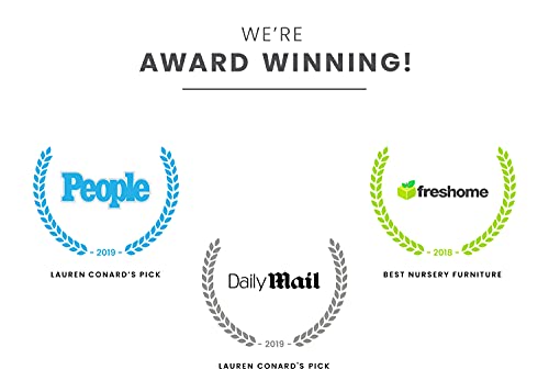 Delta Children Lancaster Rocking Chair Featuring Live Smart Fabric, Linen #TOP7