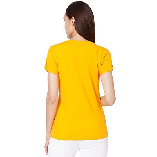 Image of Spykar Women's Printed Slim FIt T-Shirt