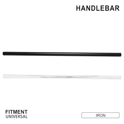 Image of Motorcycle Straight Handlebar 7 /8 inch Drag Handle Bar Cafe Racer Handlebars Universal for Bobber Custom Cruiser Dual Sport Street Bike Black