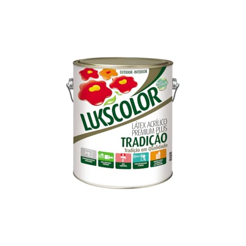Acrílico Latex Lukscolor Tradição Branco 3,6l