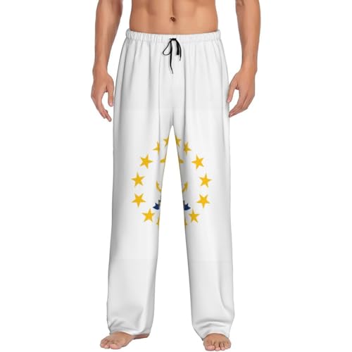 Pantalon de pyjama homme Rhode Island EdWal noir taille L vêtement de nuit poches