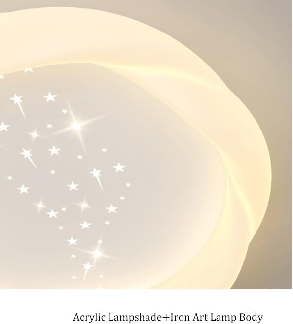 Plafonnier LED chambre salon lustre moderne 40cm ajustable