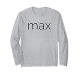 Max Lower Case MAX Manga Larga