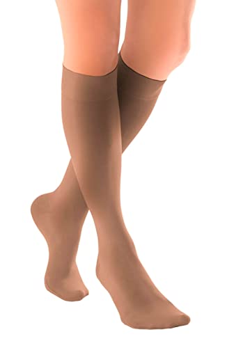 Image of Mytoptrendz® Women's Knee Highs Pop Socks Opaque Super Soft Microfibre 70 denier Multipack 6 Pair (Mink)