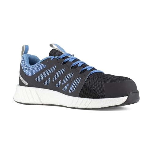 Image of Reebok Mens Fusion Flexweave Work Safety Composite Toe Athletic Work Shoe