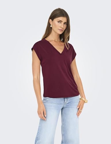 Onlfree S/S Mod.V-Neck Top JRS Noos – Ansicht 2