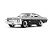 Jada Toys Bigtime Muscle 1:24 1967 Chevrolet Impala SS – Opening Doors, Hood, Trunk, Rubber Tires(Candy Silver/Black)