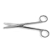 OR Grade Mayo Dissecting Scissors, 6.75 in, Straight Serrated Blade