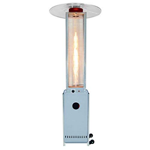 Preisvergleich Produktbild APANA Heizpilz Gasheizer Bellamente Cristal Gasheizstrahler Terrassenwärmer Terrassenstrahler Terrassenheizer grau Pantone 5445U
