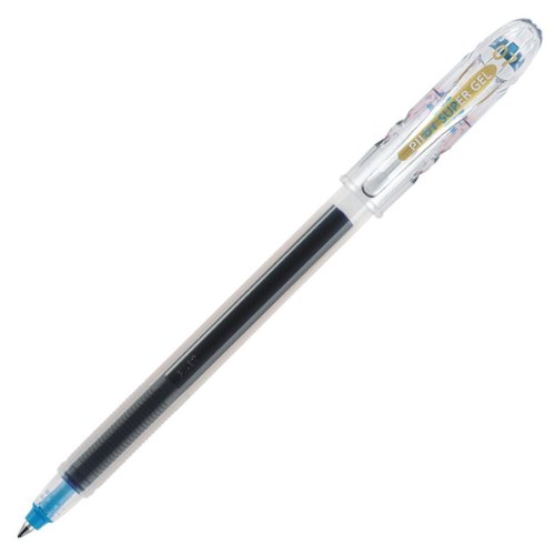 Pilot BL-SG-7-LB Supergel Rollerball 0.7 mm Tip (Box of 12) - Light Blue