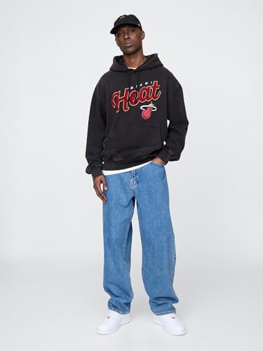 Image of GAP Men's X Nba Graphic Logo Hoodie Sweatshirt