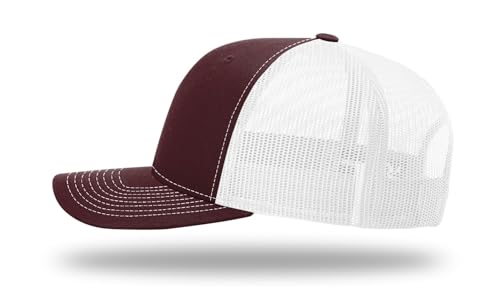 Image of Richardson 112 Trucker Hat - Premium Blank Baseball Cap, Adjustable Snapback Hat - Structured Six Panel Richardson Blank Hats