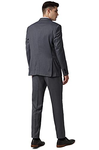 Image of Peter England Men's Rayon Two Piece Suit-Dress Set