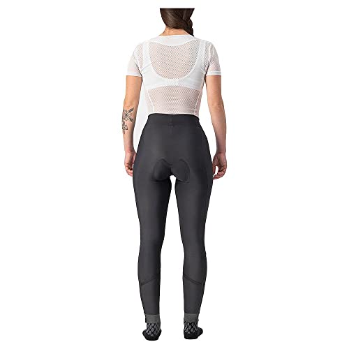 CASTELLI Roupa térmica feminina Velocissima justa e quente com almofada de assento para ciclismo de