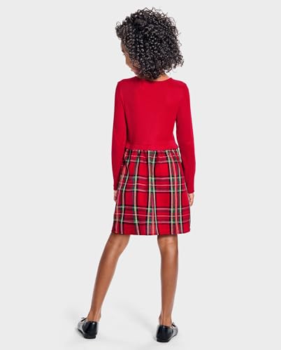 The Children's Place,Girls,Long Sleeve Everyday Dress,Classic Red Plaid,Small2