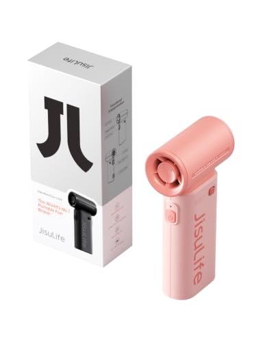 JisuLife JISULIFE Portable Handheld Fan Life9, Turbo Airflow, Up to 12H Runtime