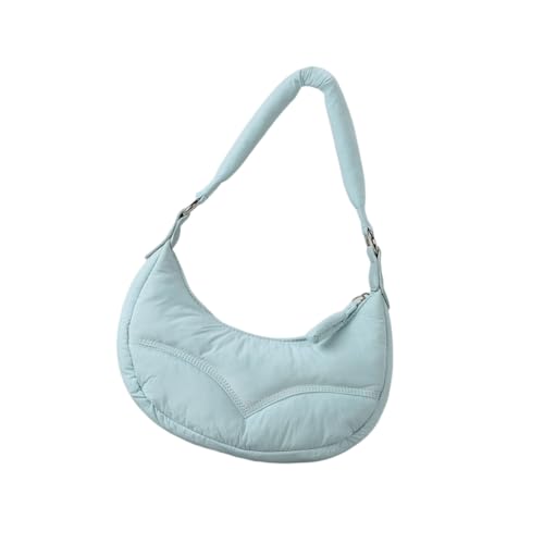 Sac à bandoulière matelassé bleu pour femme parfait pour le shopping et les sorties