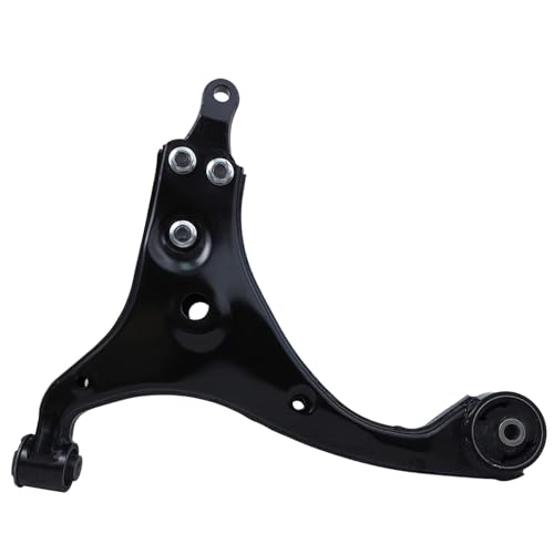 Image of Detroit Axle - Front Steering Knuckles with Wheel Hub Bearings Lower Control Arms Replacement for 2007-2012 Hyundai Elantra w /4-Wheel ABS
