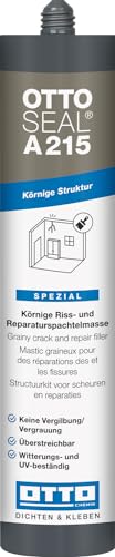 OTTOSEAL A 215 Spezial Körnige Riss- und Reparaturspachtel 310 ml Kartusche C01 weiss