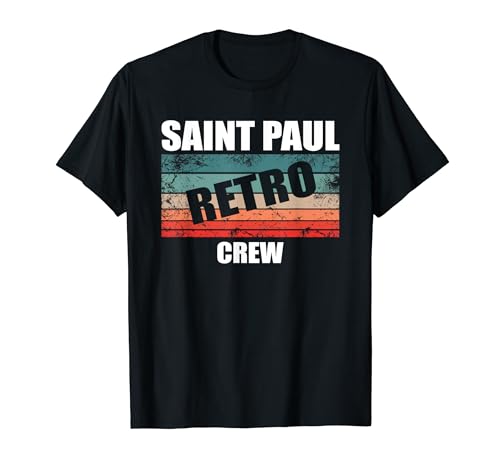 Recuerdo retro de Saint Paul Citizen Crew Camiseta