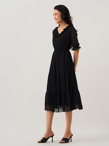 Image of AASK Dress for Women One Piece Kurta Set Tops Knee-Length Fit And Flare Dresses