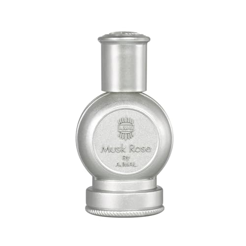 Image of AJMAL Unisex Musk Rose Concentrated Alcohol Free Floral Liquid Perfume, 12ml