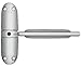 CRL KC61USA Satin Chrome Safety Spring Door Closer